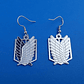 Aros Pendientes Shingeki No Kyojin Legión De Reconocimiento  - Miniatura 4