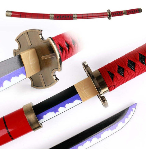 Katana One Piece Bambu Cosplay Zoro Trafalgar Law Oden Y Más 8