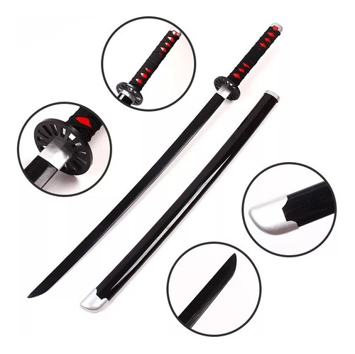 Katana Nichirin Kimetsu No Yaiba Bambu Cosplay Prop 7