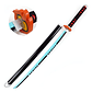 Katana Nichirin Kimetsu No Yaiba Bambu Cosplay Prop - Miniatura 13