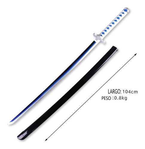Katana Nichirin Kimetsu No Yaiba Bambu Cosplay Prop 22