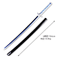 Katana Nichirin Kimetsu No Yaiba Bambu Cosplay Prop - Miniatura 22