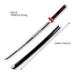 Katana Nichirin Kimetsu No Yaiba Bambu Cosplay Prop - Miniatura 24