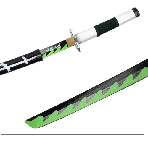 Katana Nichirin Kimetsu No Yaiba Bambu Cosplay Prop 26