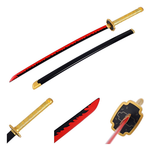 Katana Nichirin Kimetsu No Yaiba Bambu Cosplay Prop 27