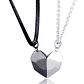 Collar Corazón Pareja Separables Con Imán - Miniatura 4