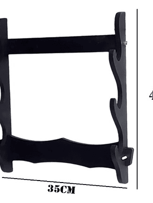 Soporte De Pared Katana Exhibidor 3 Katanas 