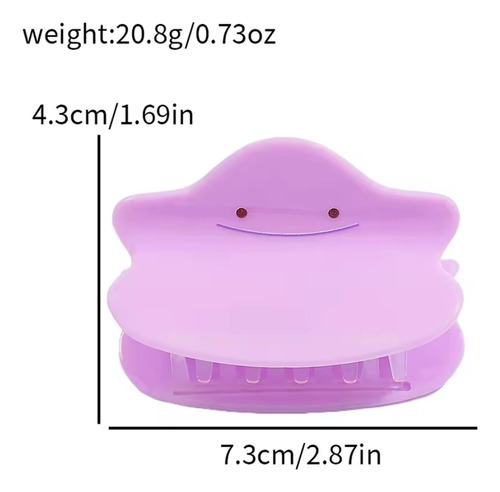 Pinche Cabello Pokemon Ditto Anime Kawaii 3