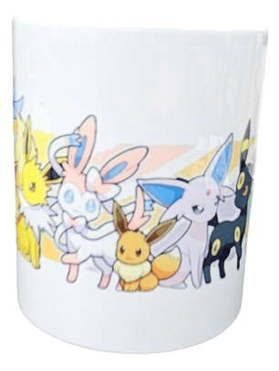 Tazón Mug Pokémon Eevee Evoluciones 325 Ml V2