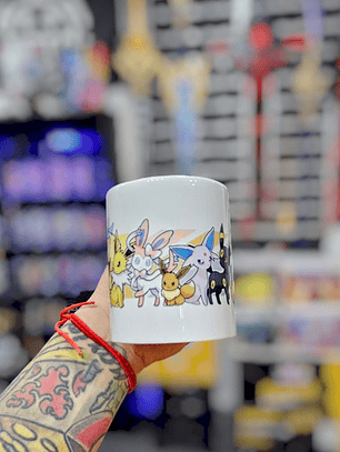 Tazón Mug Pokémon Eevee Evoluciones 325 Ml V2