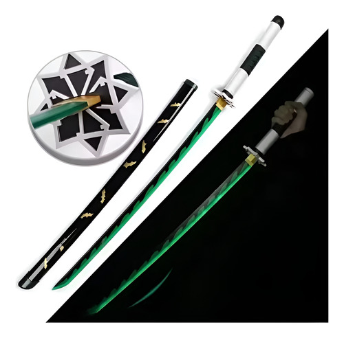 Katana Led Sanemi Demon Slayer Usb Recargable 1