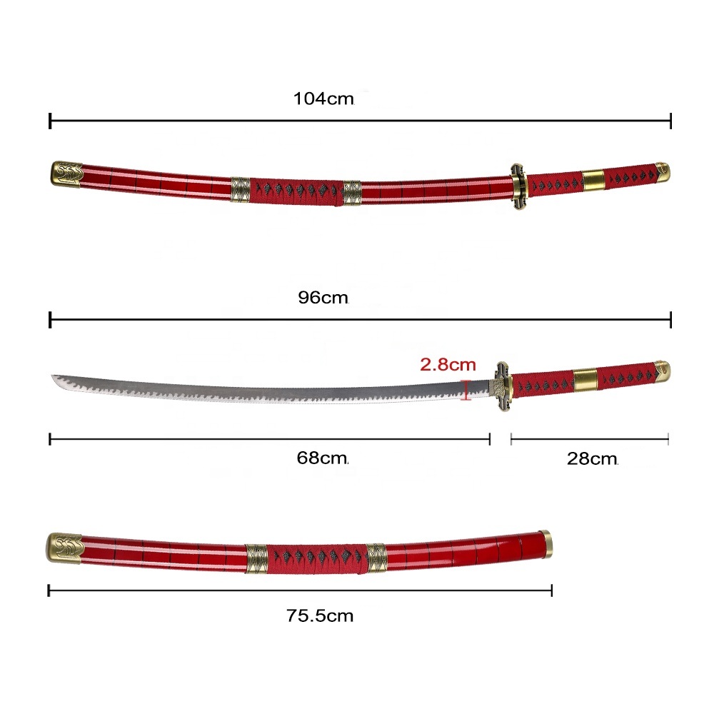 Zoro Sandai Kitetsu Acero Decorativa 6