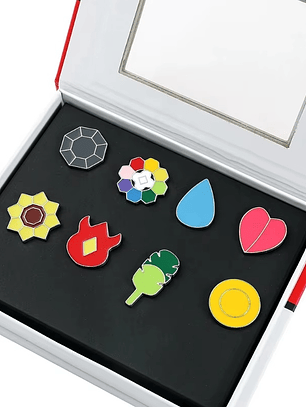 Set medallas Pokémon Kanto