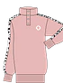 Poleron willka cuello alto 