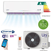 AIRES A/C UNICLIMA 24.000 BTU R32 ECO INV. SPLIT MURO 