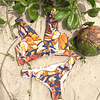 BIKINI TIRANTES GRUESOS HOJAS AZULES