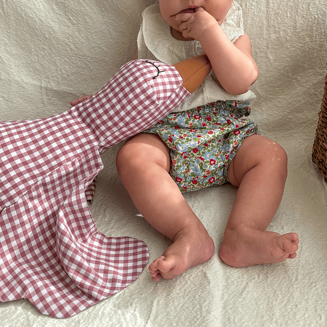 PATITO APEGO CUADRILLE ROSADO