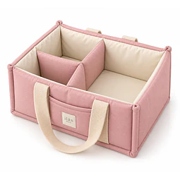 Organizador de Mudador Rosado 