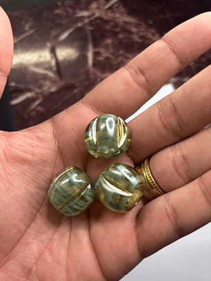 Pitanga / TAM ÚNICO - Azul Turquesa com Branco Irizado