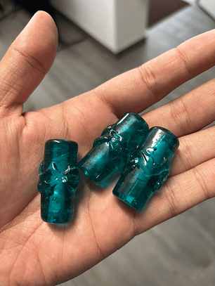 Firma de Luxo XL - Verde Caribe Transparente