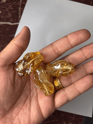 Torcida XL - Ouro Transparente Irizada