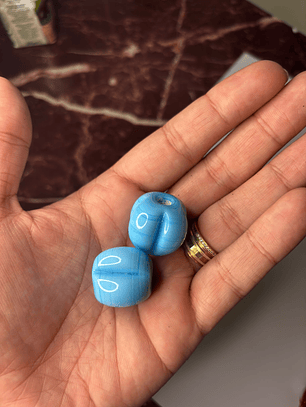 Pitanga XL - Azul Turquesa Leitoso