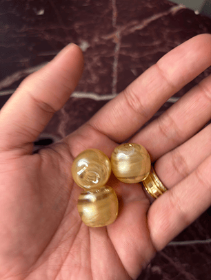 Bola L - Dourado  Irizado