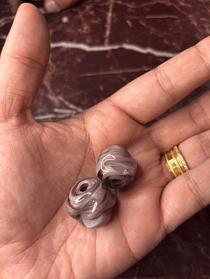 Meteoro de Murano L Lilás com Transparente