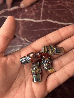 Firma de Luxo L - Colorido Irizado