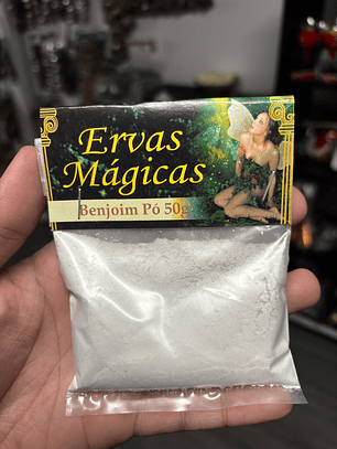 Benjoim branco em Pó 50g