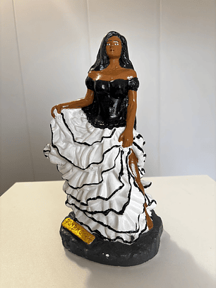 Pombagira 20cm saia branca