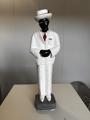 Zé Pilintra 40cm - fato branco