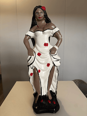 Maria Mulambo 40cm - vest. branco