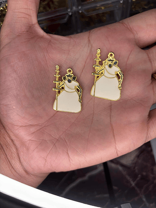 Pingente de Oxalá Resinado