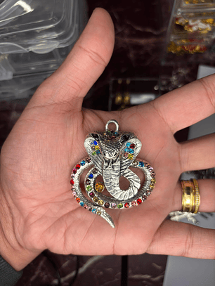 Pingente de Serpente/Cobra prata