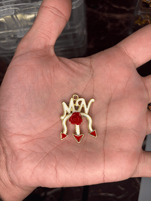 Vela 7 dias vermelho c/ branco