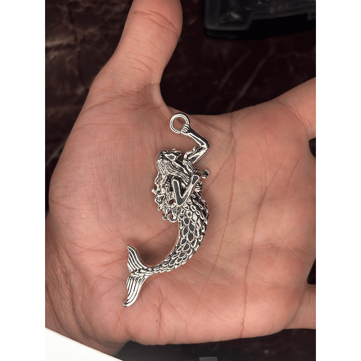 Pingente Sereia L - prata 1