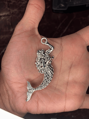 Pingente Sereia L - prata