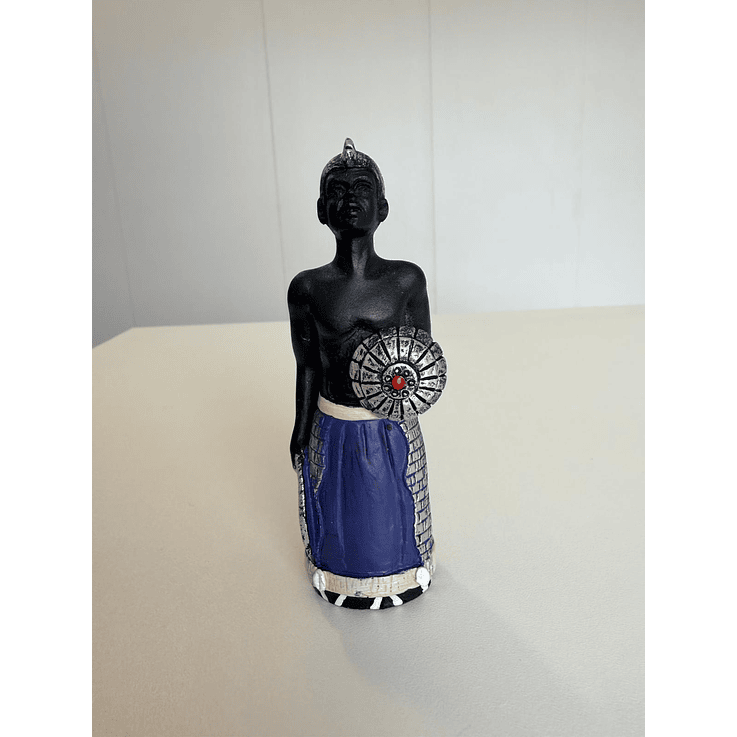 Ogum em resina 10cm 1