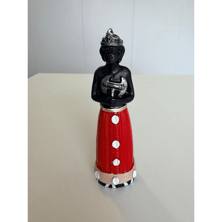 Xangô em resina 10cm 1