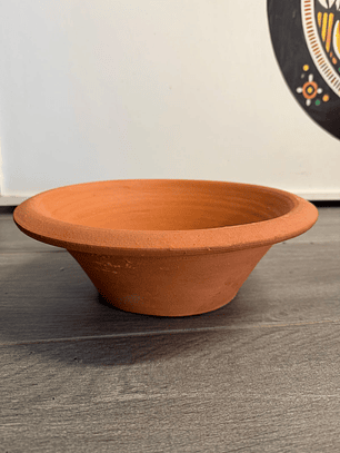 Alguidar de barro 30cm x10cm