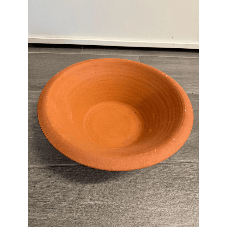 Alguidar de barro 30cm x10cm 1