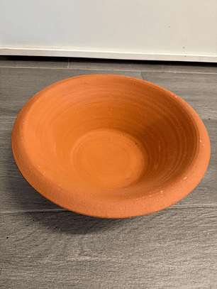 Alguidar de barro 30cm x10cm