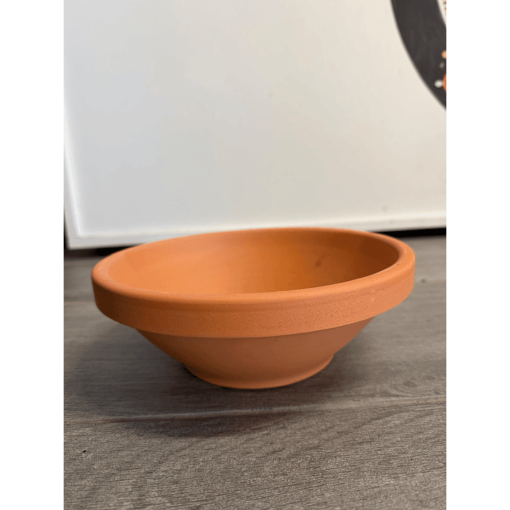 Alguidar de barro 23cm x 8 cm 2