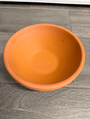 Alguidar de barro 23cm x 8 cm