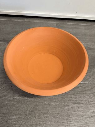 Alguidar de barro 32cm  x 13cm 