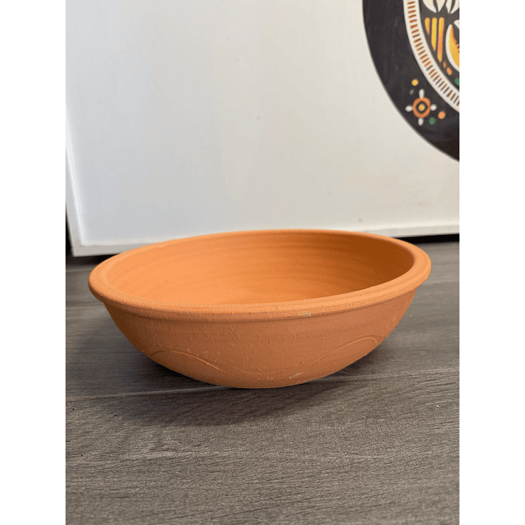 Alguidar de barro 32cm x 9 cm 2