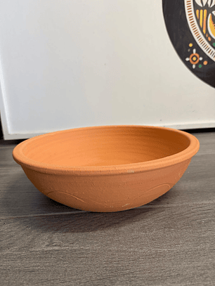 Alguidar de barro 32cm x 9 cm