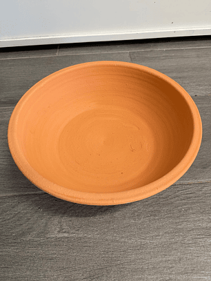 Alguidar de barro 32cm x 9 cm