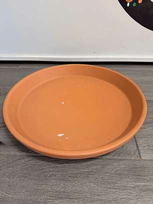 Prato de barro 42cm x 5cm